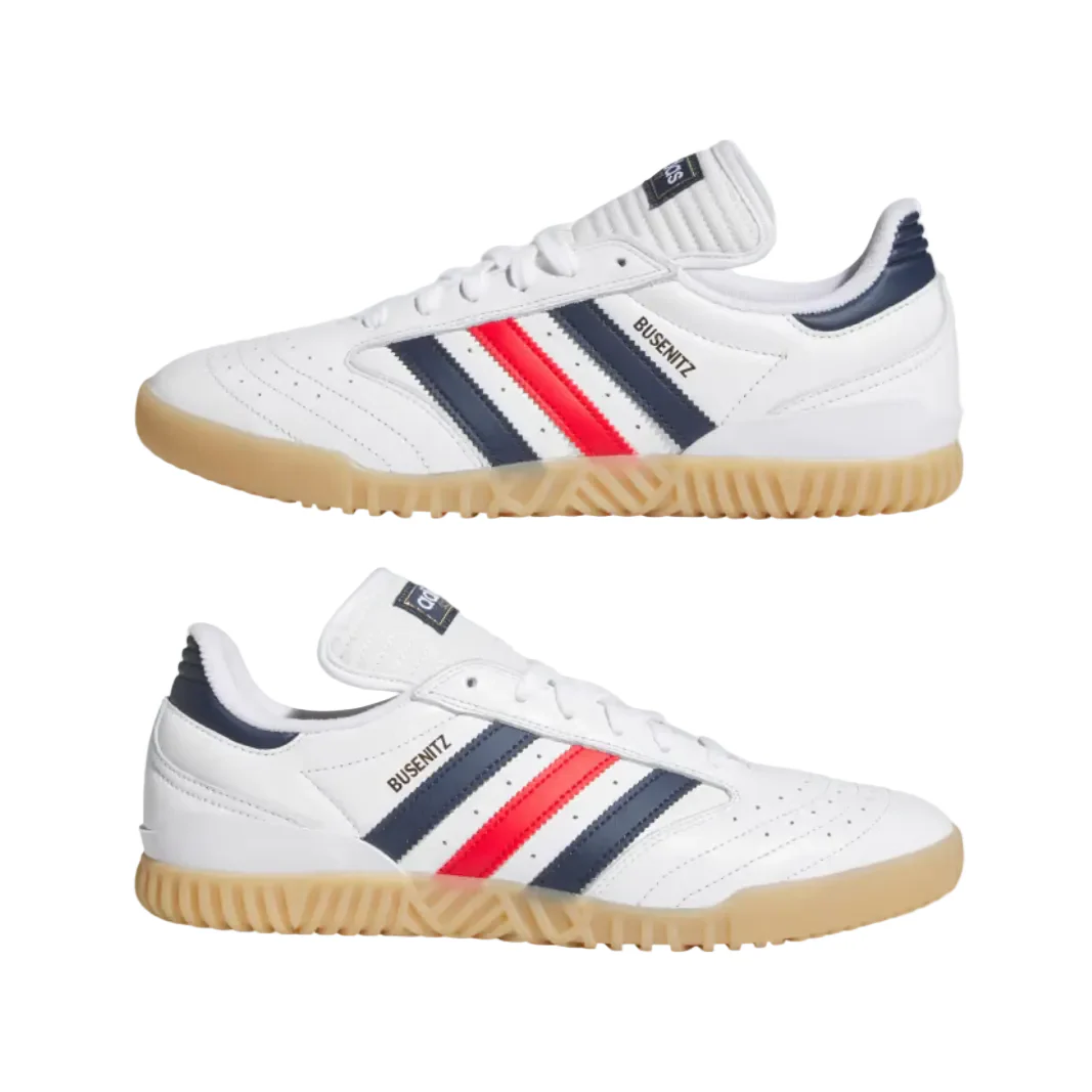 Adidas Busenitz Indoor Super (White/Navy/Scarlet) - Image 3