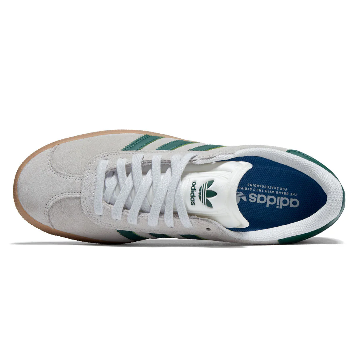 Adidas Gazelle ADV (White/Green/Gum) - Image 3