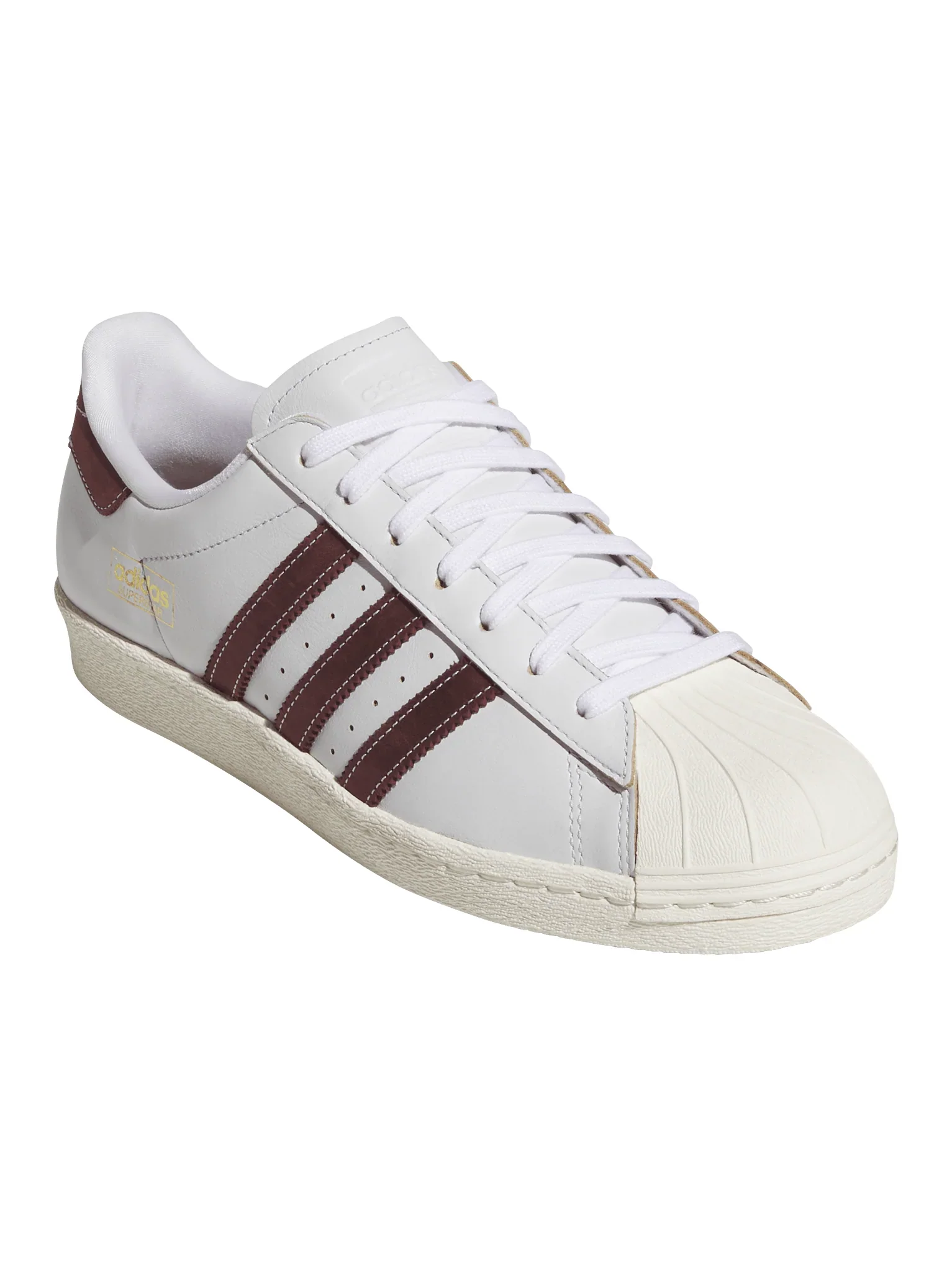 Adidas Superstar ADV 80 Crystal White/ Vintage Red/ Off White - Image 3