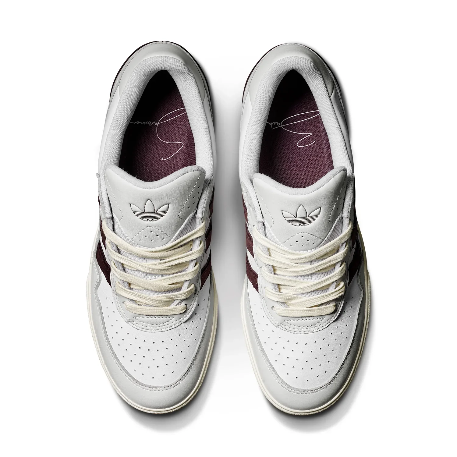 Adidas Tyshawn II x Zach Saraceno (Crystal White/Shadow Brown) - Image 4