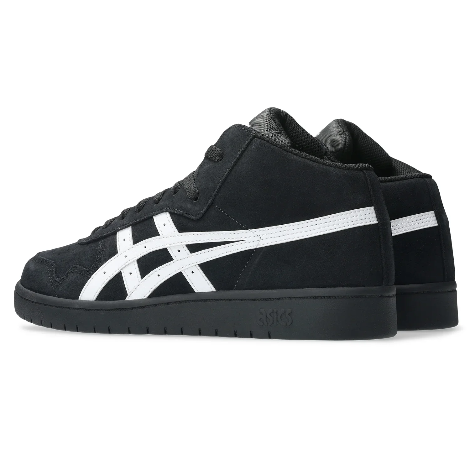 Asics Japan Pro MT Mid (Black/Black/Bright White) - Image 5