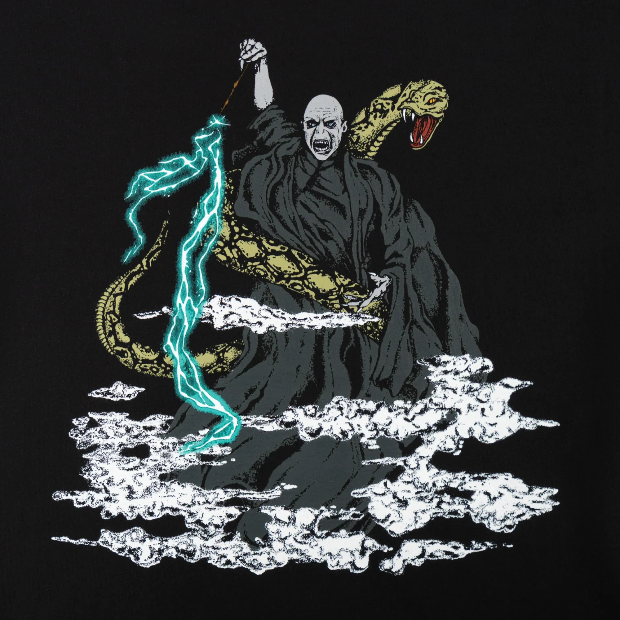 HARRY POTTER X WELCOME Voldemort Boxy Garment Dyed Tee - Image 3