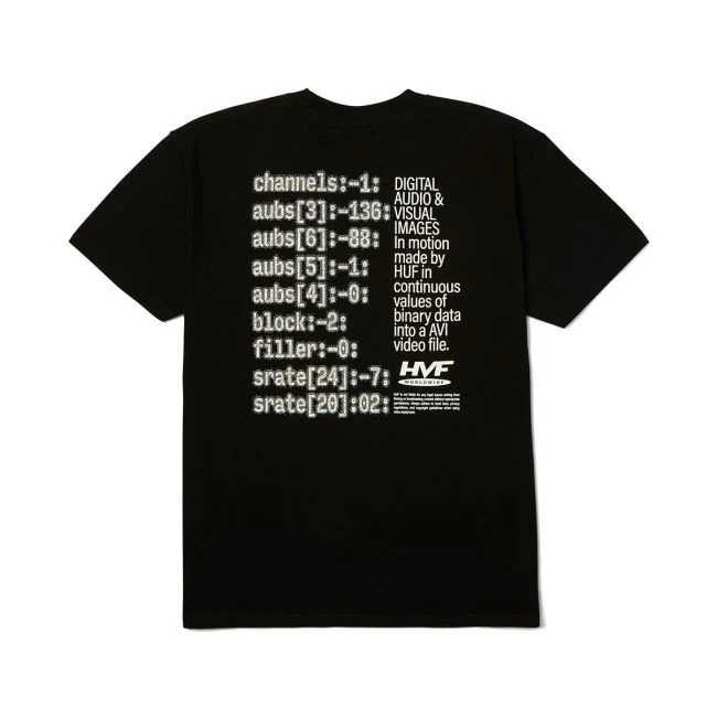 HUF H Cam Tee Black - Image 2