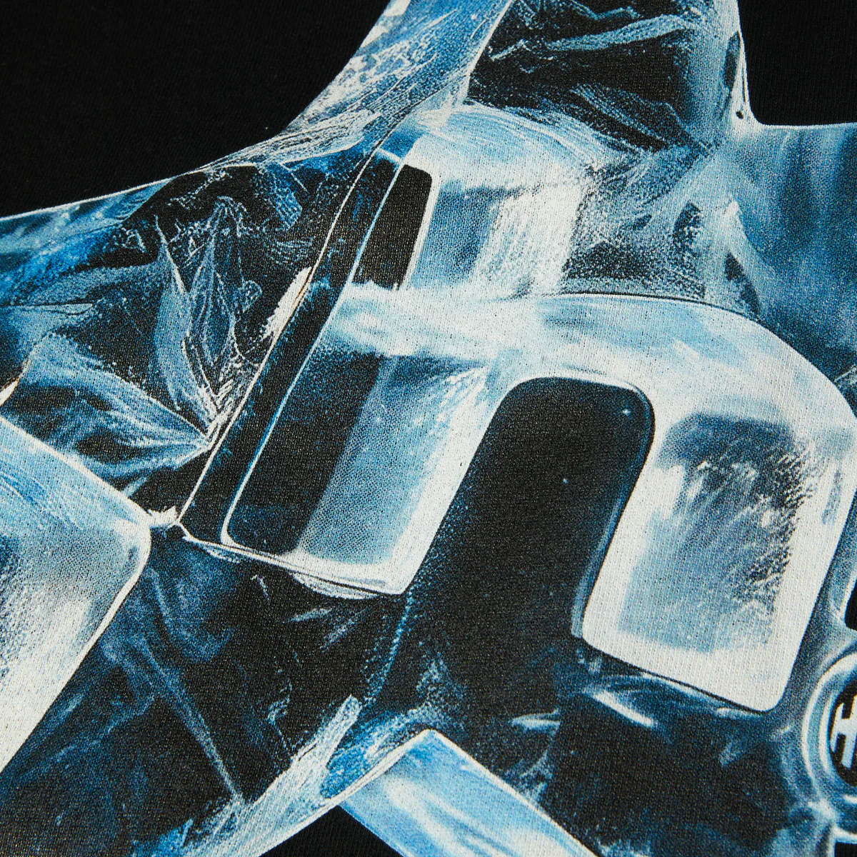Huf Ice Star Pullover Hoodie (Black) - Image 3