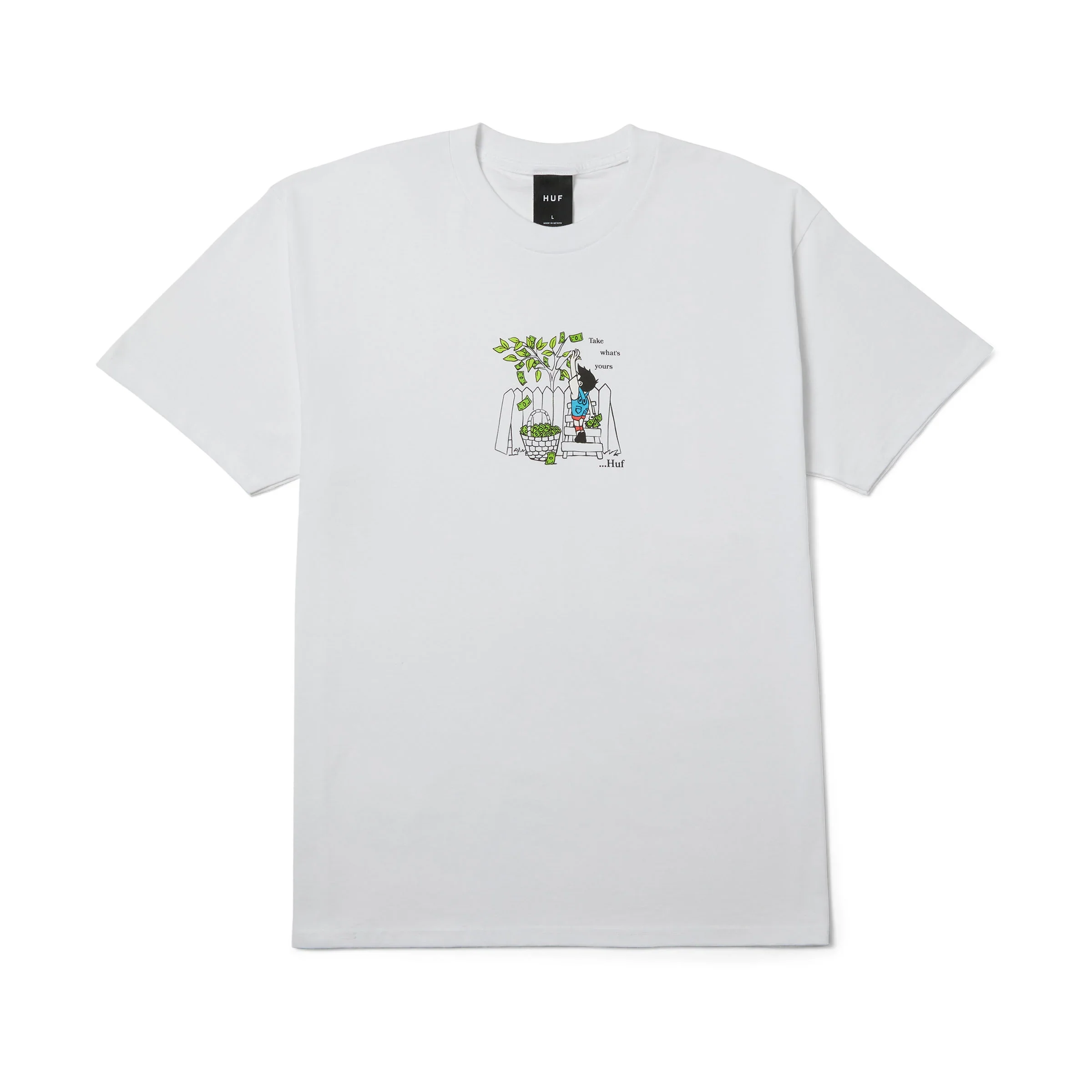 Huf Take Yours SS T-Shirt (White)