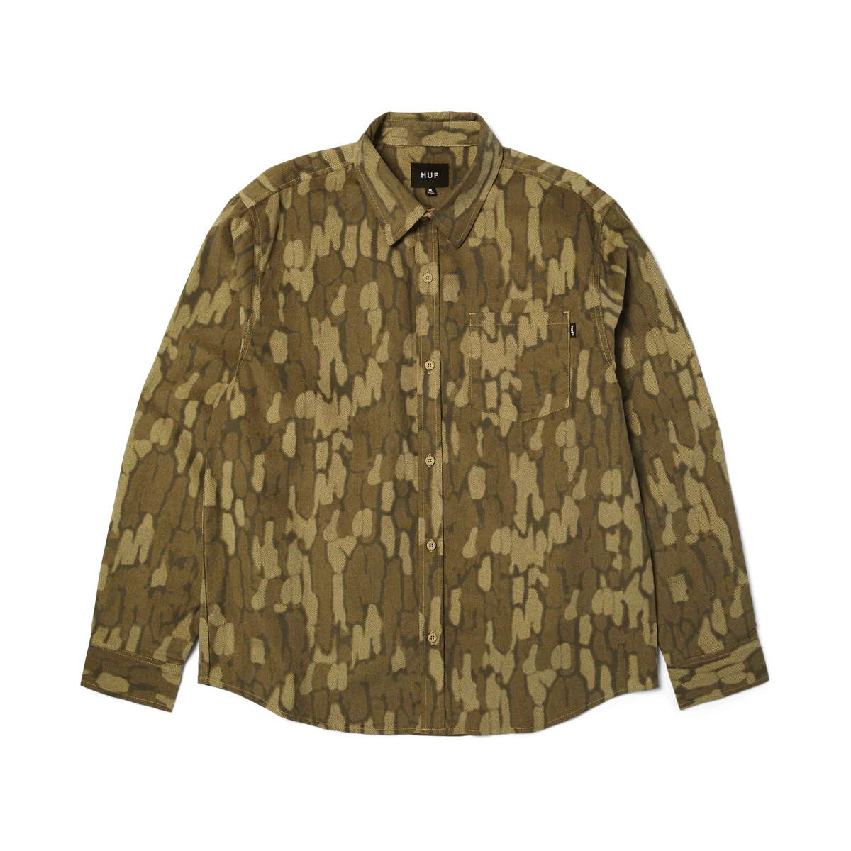 Huf Warped Camo Corduroy Shirt