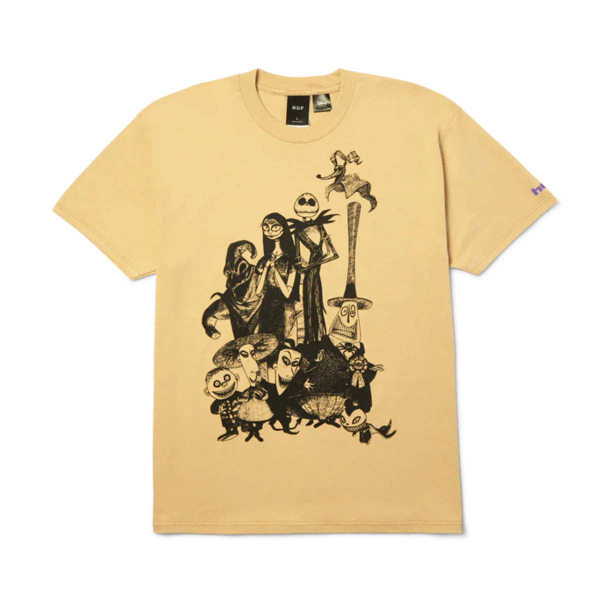 HUF x Nightmare Before Christmas Cast T-Shirt (Cream)