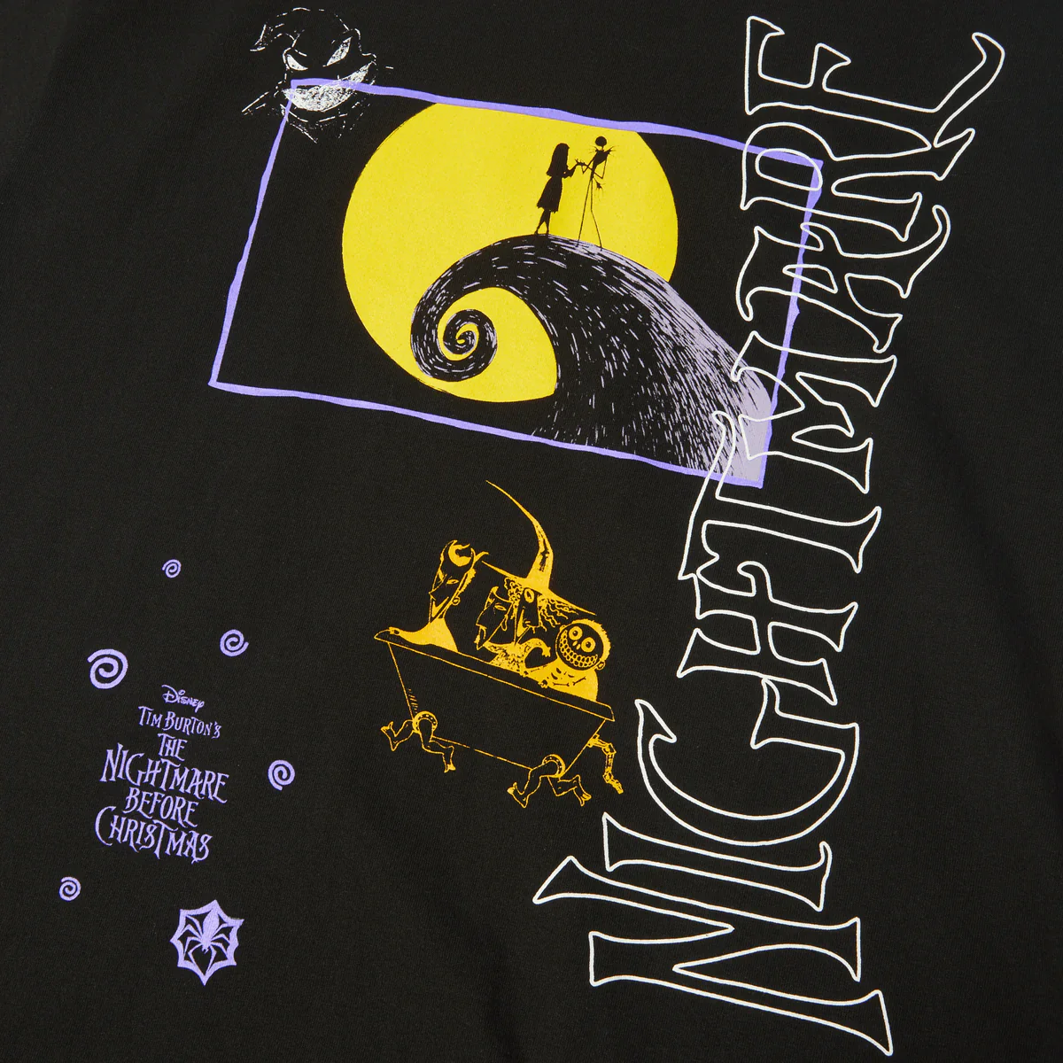 HUF x Nightmare Before Christmas Dream T-Shirt (Black) - Image 4