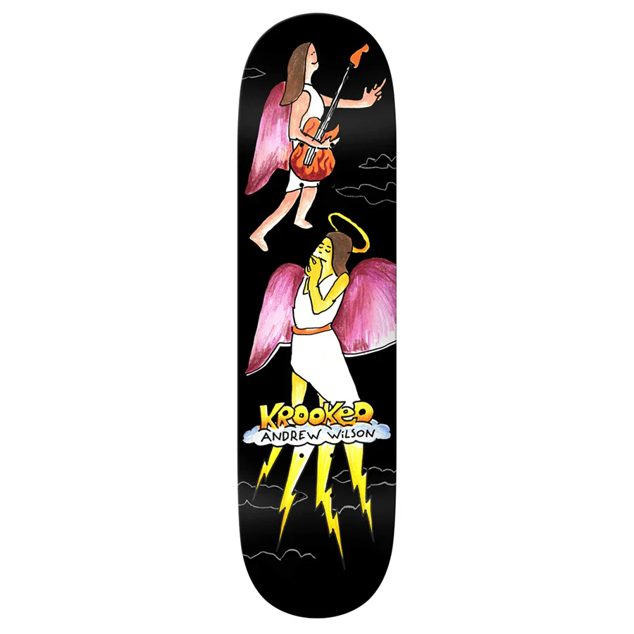 Krooked Andrew Wilson Angel True Fit Skateboard Deck (8.25)
