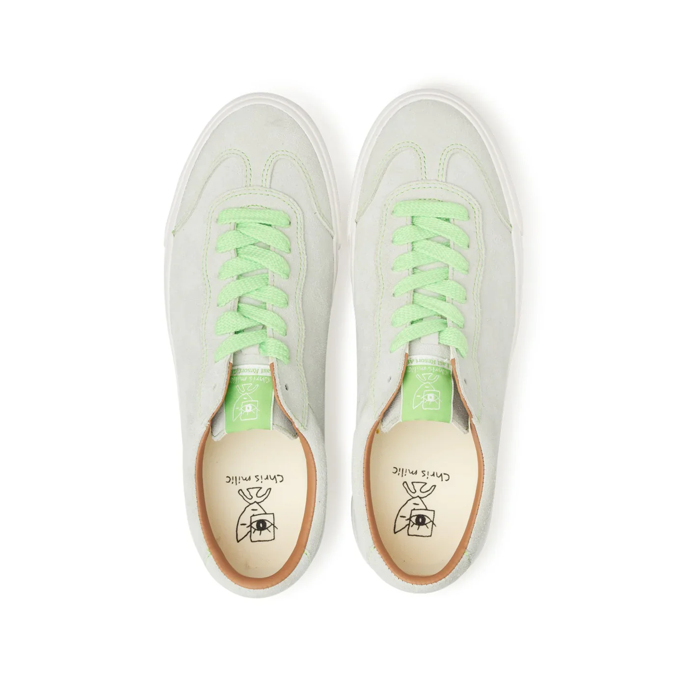Last Resort VM004 Milic Suede (Green Tint/White) - Image 3