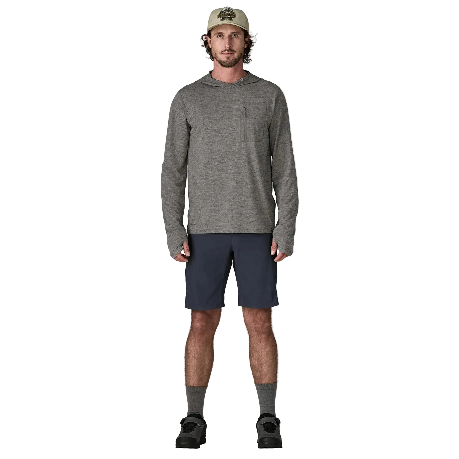 Men's Capilene® Cool Sun Hoody (Forge Grey) - Image 4