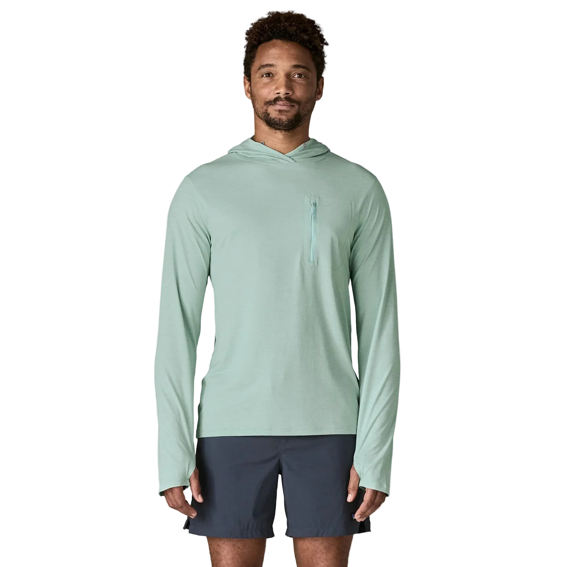 Men's CapileneĀ® Cool Sun Hoody (Thermal Blue) - Image 2