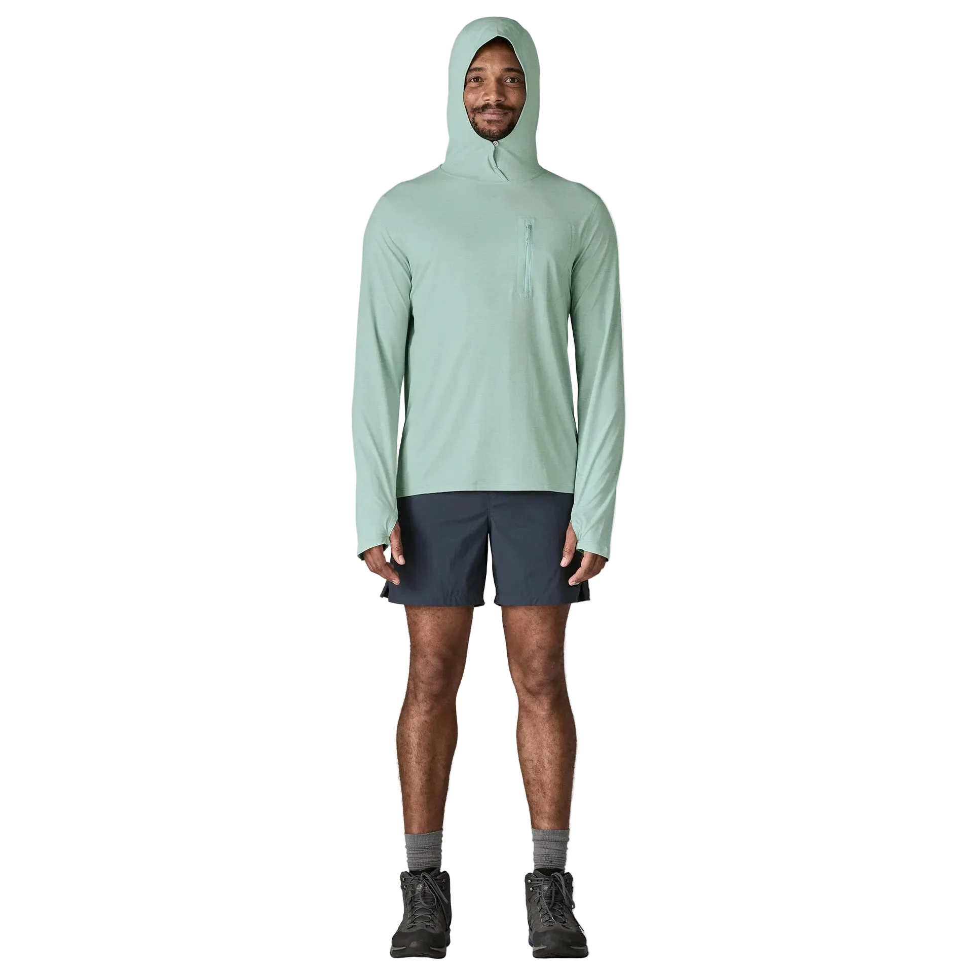 Men's CapileneĀ® Cool Sun Hoody (Thermal Blue) - Image 4