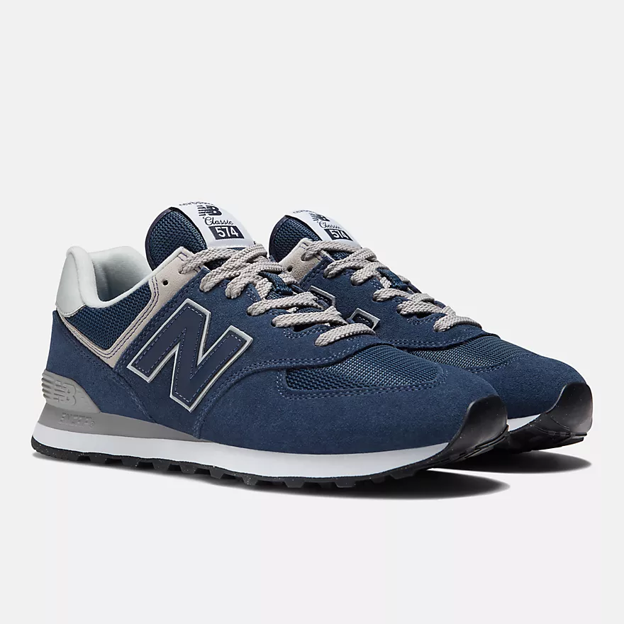 New Balance 574 Core (Blue/White) - Image 3