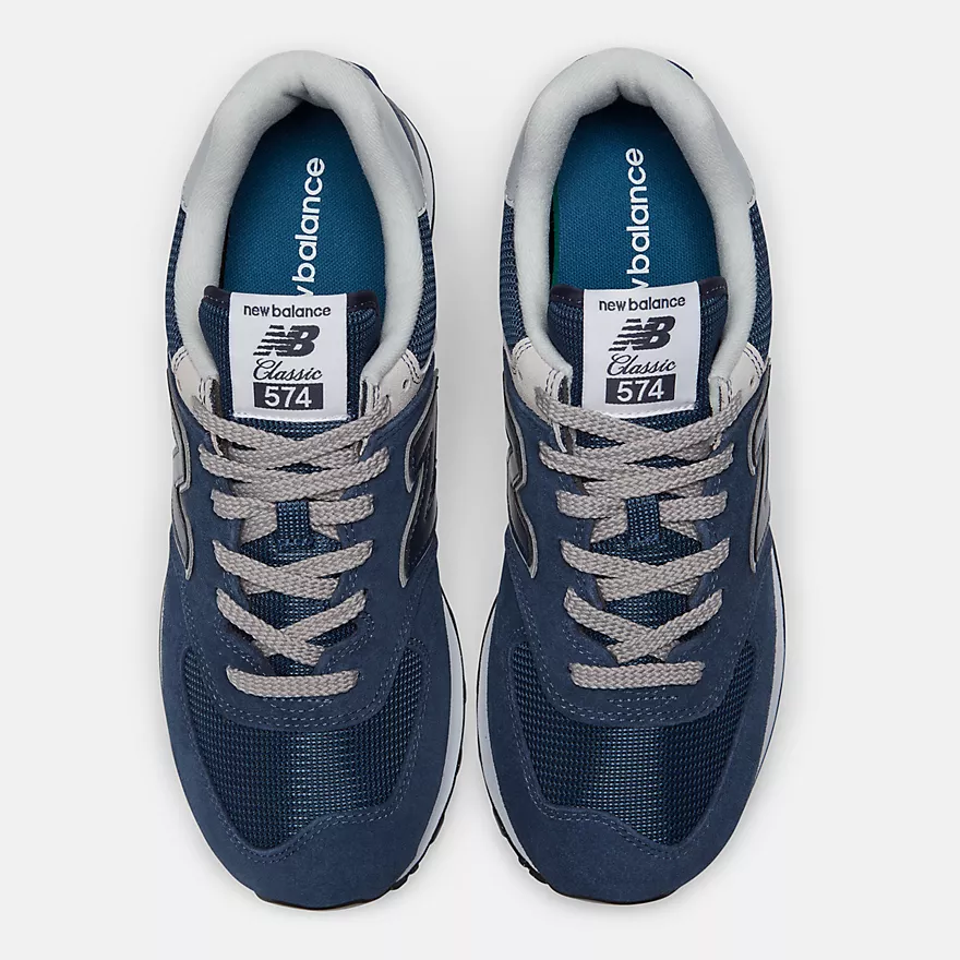 New Balance 574 Core (Blue/White) - Image 4
