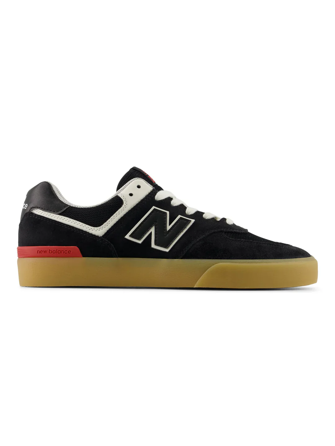 New Balance 574 Vulc Black/White/Gum