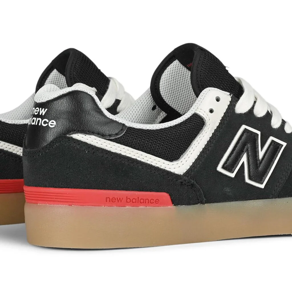 New Balance 574 Vulc Black/White/Gum - Image 2