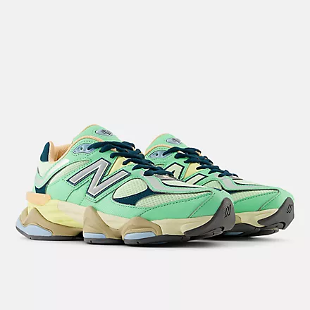 New Balance 9060 (Green/Blue/Yellow) - Image 4