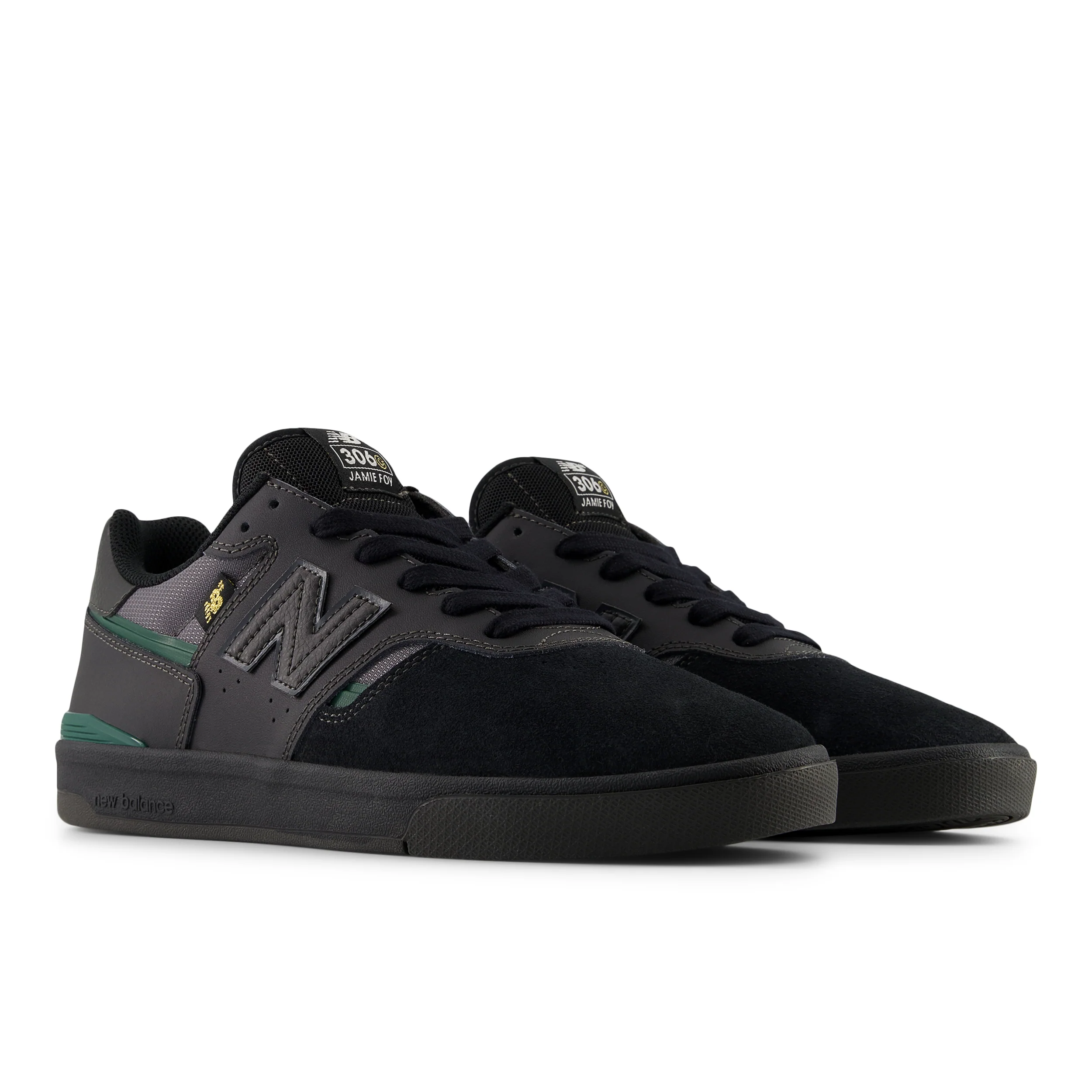 New Balance Jamie Foy cupsole (Black/Green) - Image 2