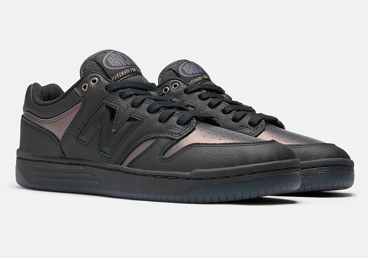 New Balance Numeric 480 x Bronze56K (Black/Black) - Image 3