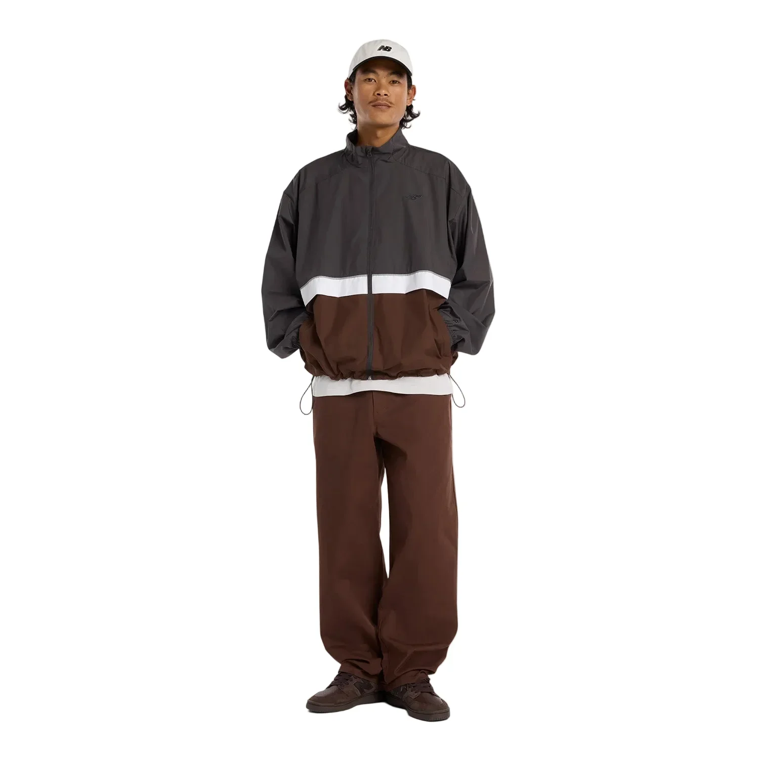 New Balance Numeric Archive Jacket (Black/White/Brown) - Image 7