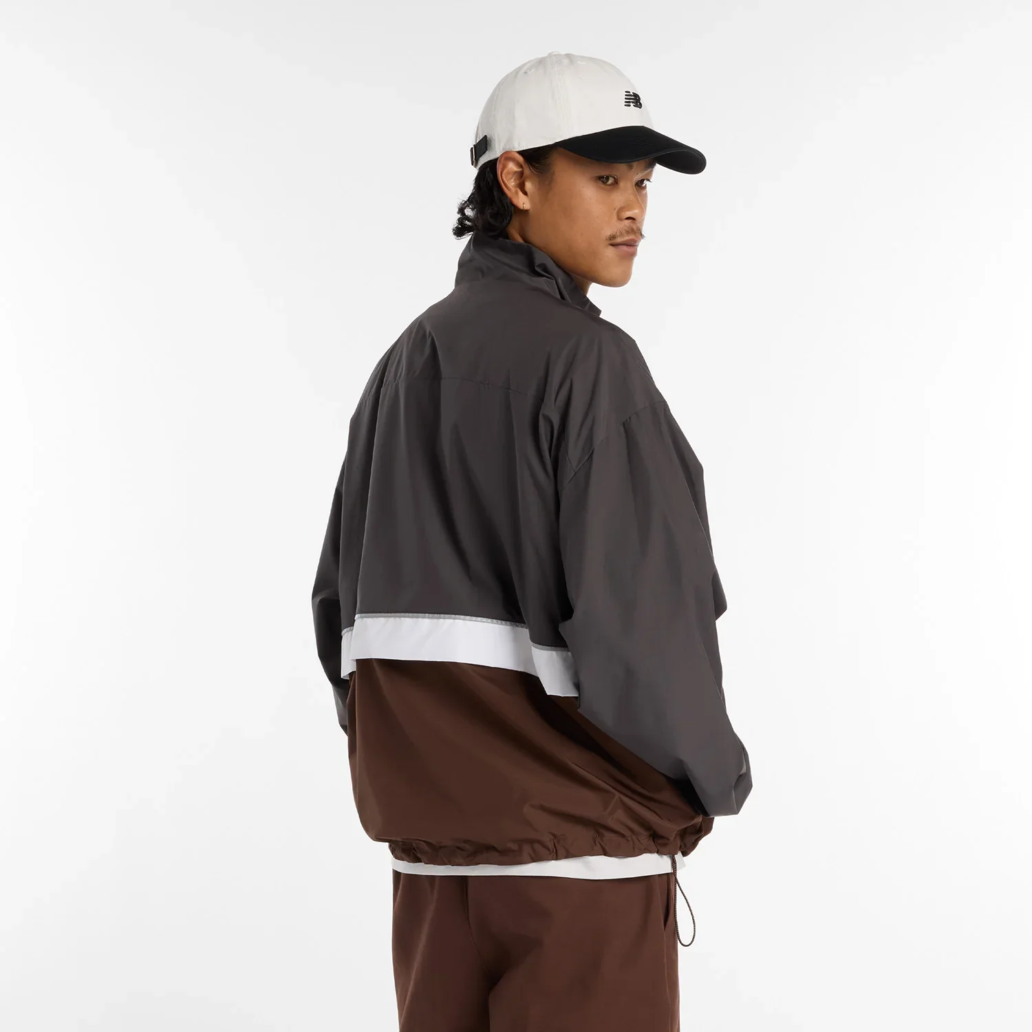 New Balance Numeric Archive Jacket (Black/White/Brown) - Image 8