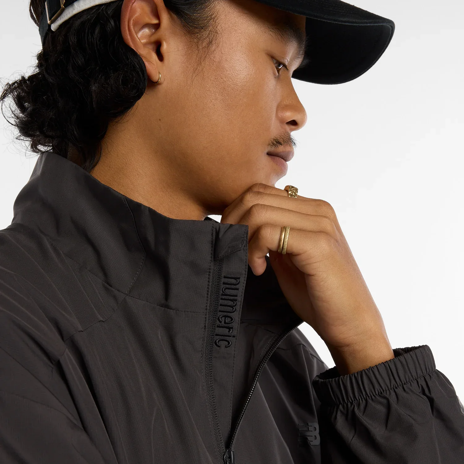 New Balance Numeric Archive Jacket (Black/White/Brown) - Image 9