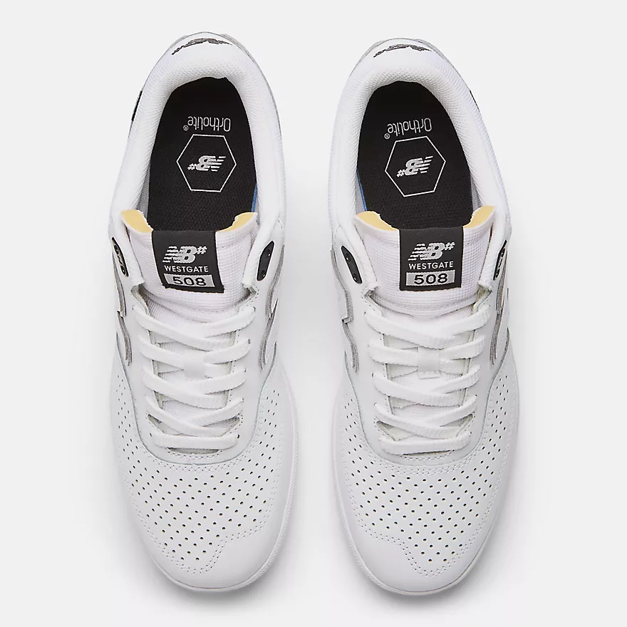 New Balance Numeric Brandon Westgate 508 (White/Grey) - Image 4