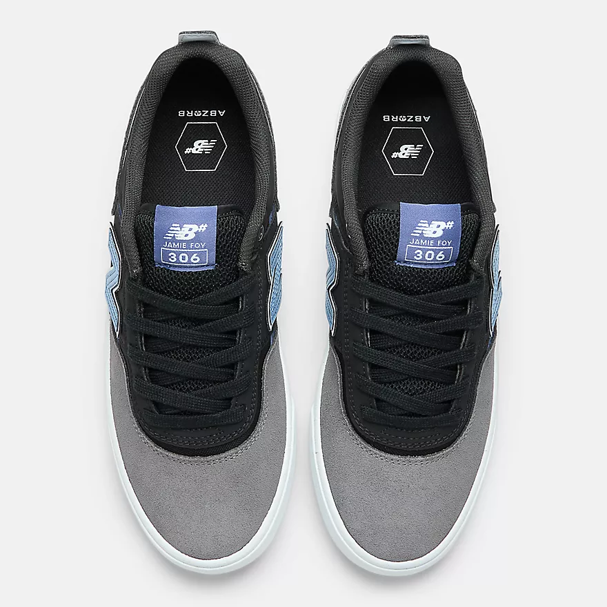 New Balance Numeric Jamie Foy 306 (Grey/Black) - Image 4