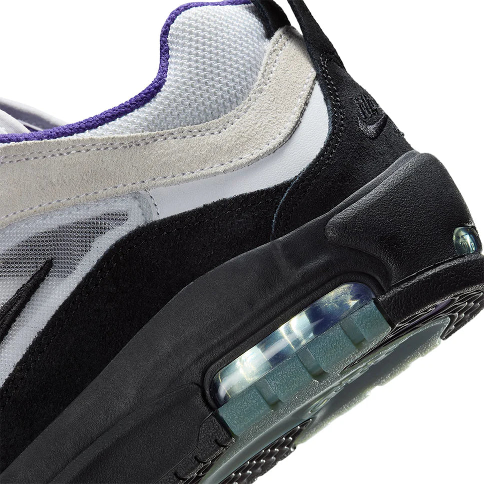 Nike SB Air Max Ishod (White/Black/Purple) - Image 3