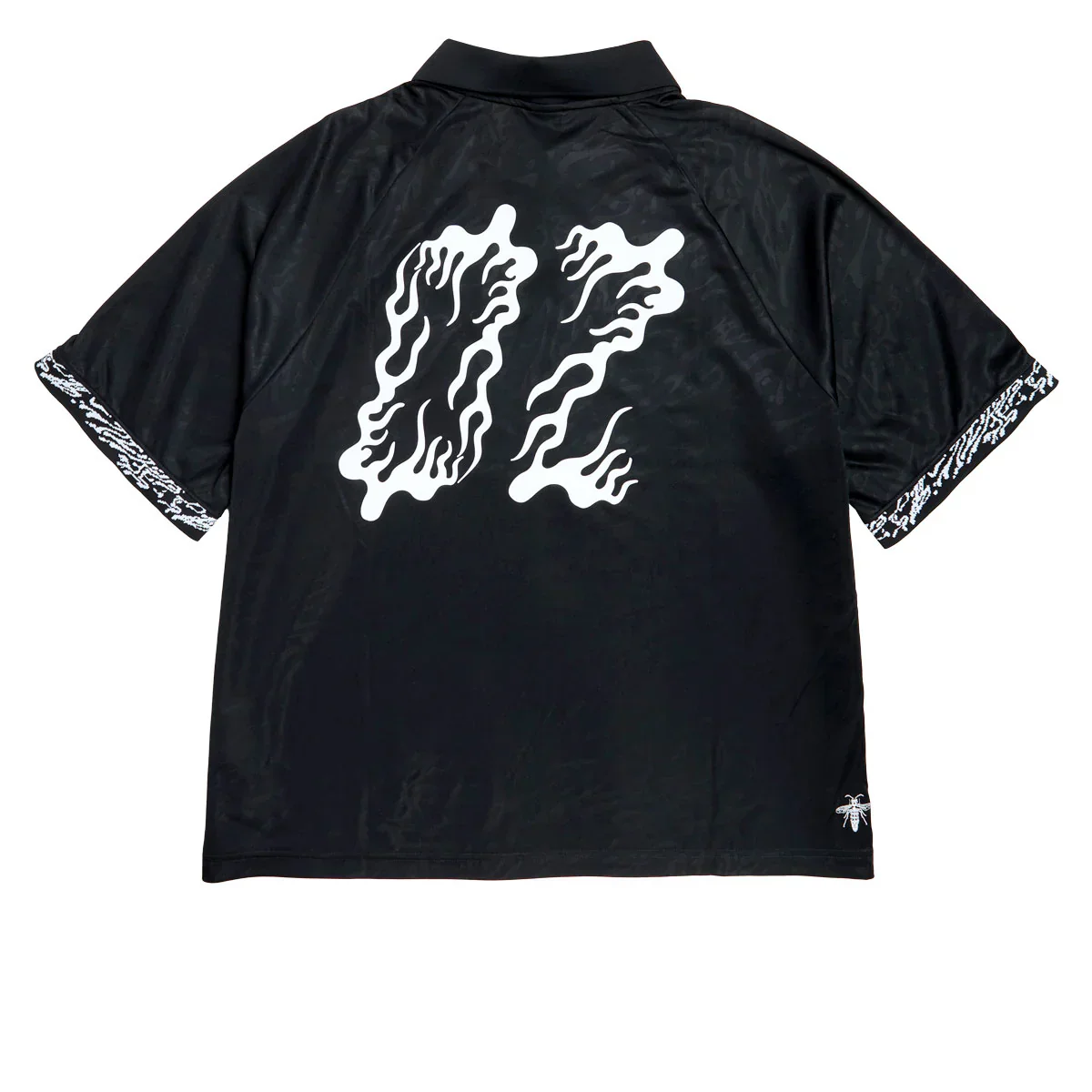 Nike Sb Dri-Fit Jacquard Skate Jersey Oversized Fit (Black/White) - Image 2
