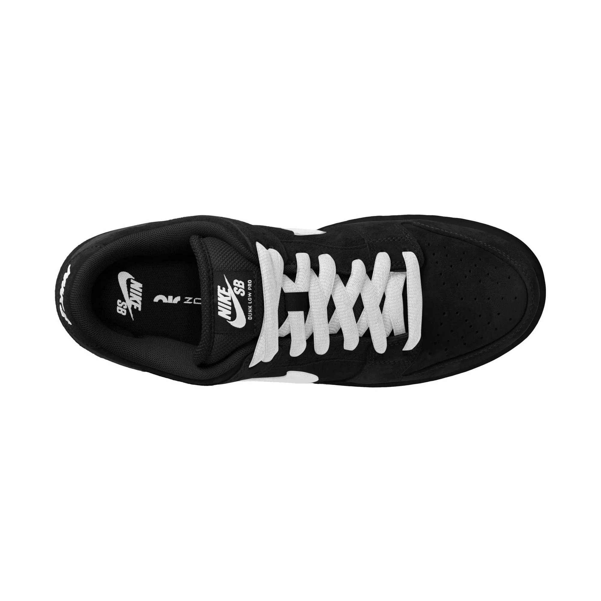 Nike SB Dunk Low Pro (Black/White) - Image 7