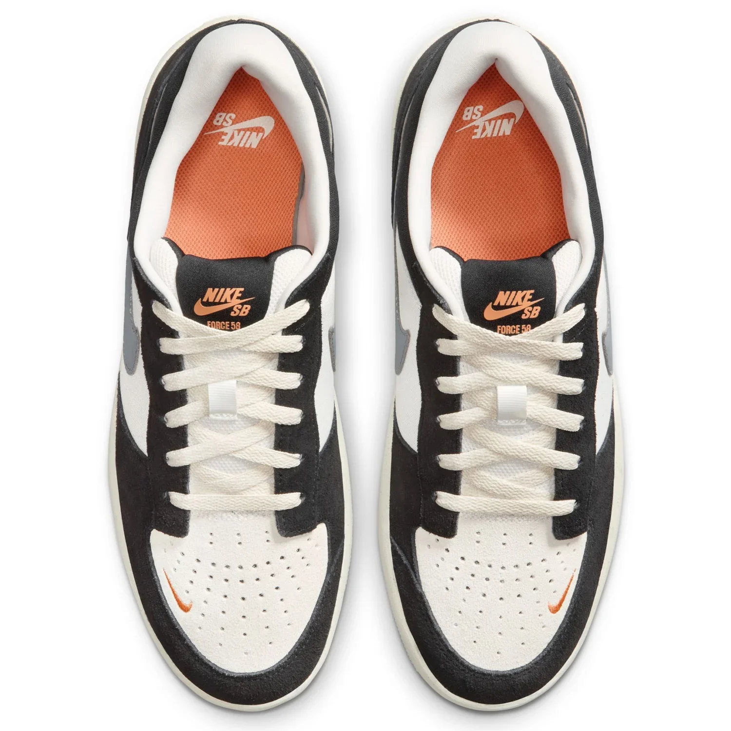 Nike SB Force 58 (Black/Summit White/Sail/Cool Grey) - Image 5