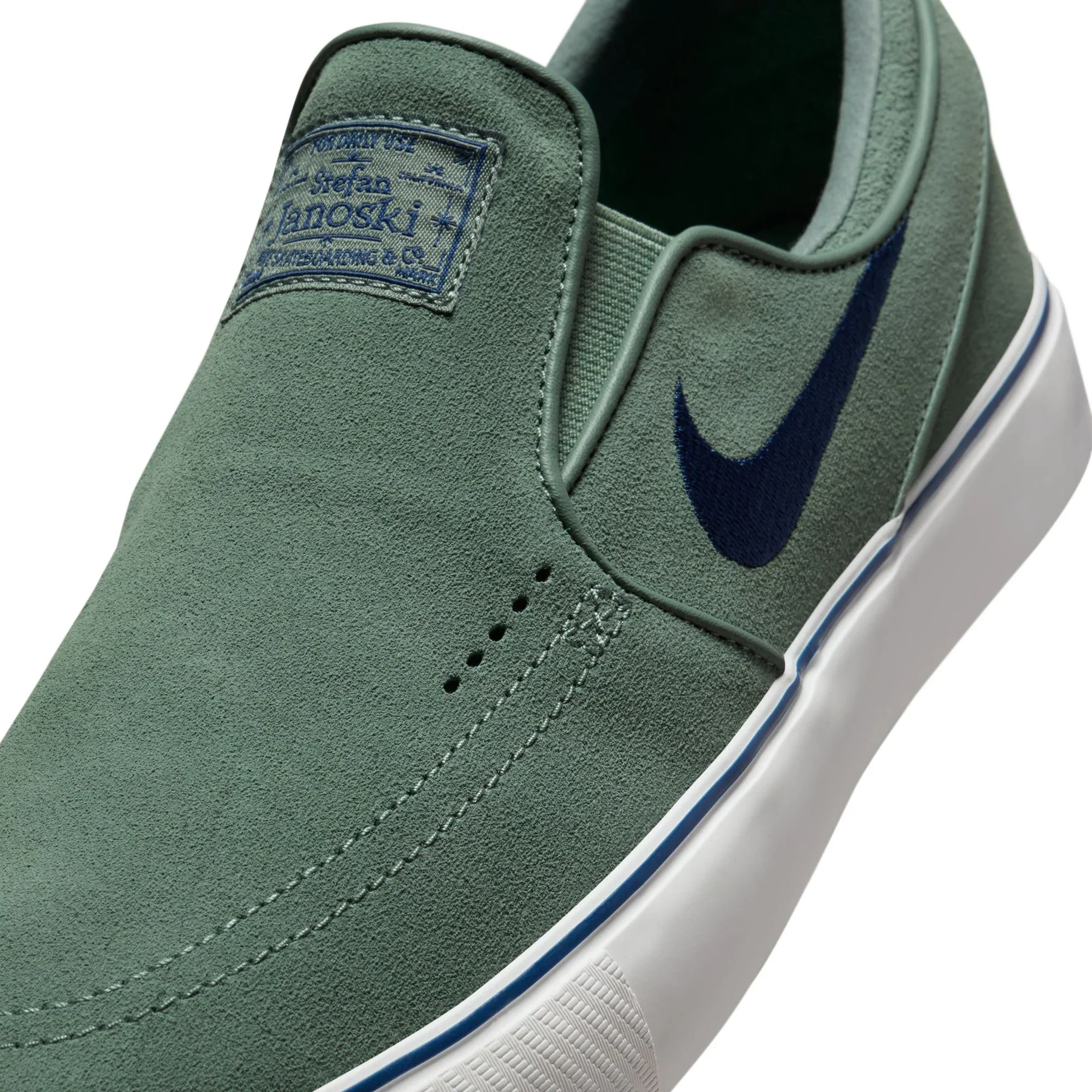 Nike SB Janoski+ Slip (Clay/Green/Grey) - Image 5