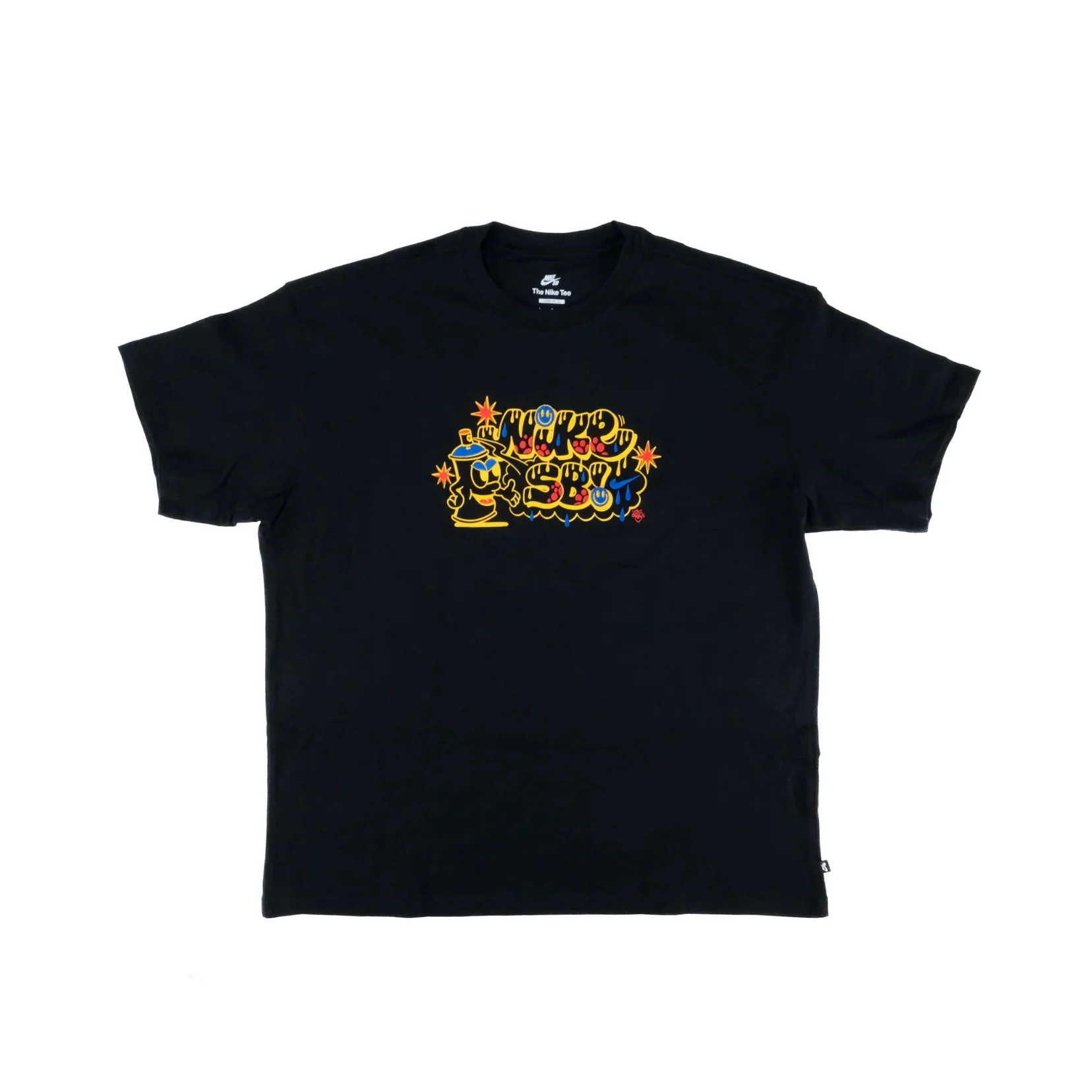 Nike SB Max 90 Skate Tee Graffiti Loose Fit (Black)