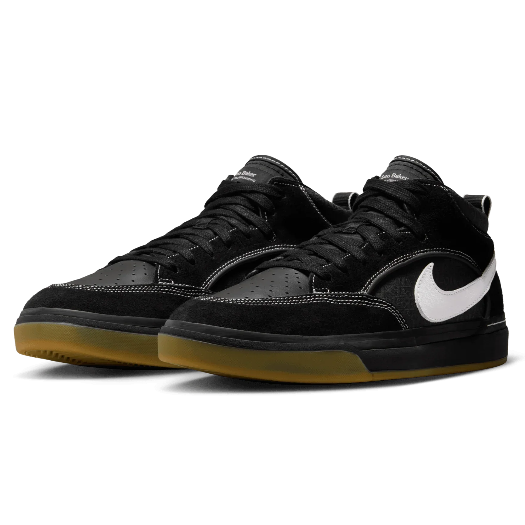 Nike SB React Leo Baker (Black) - Image 3