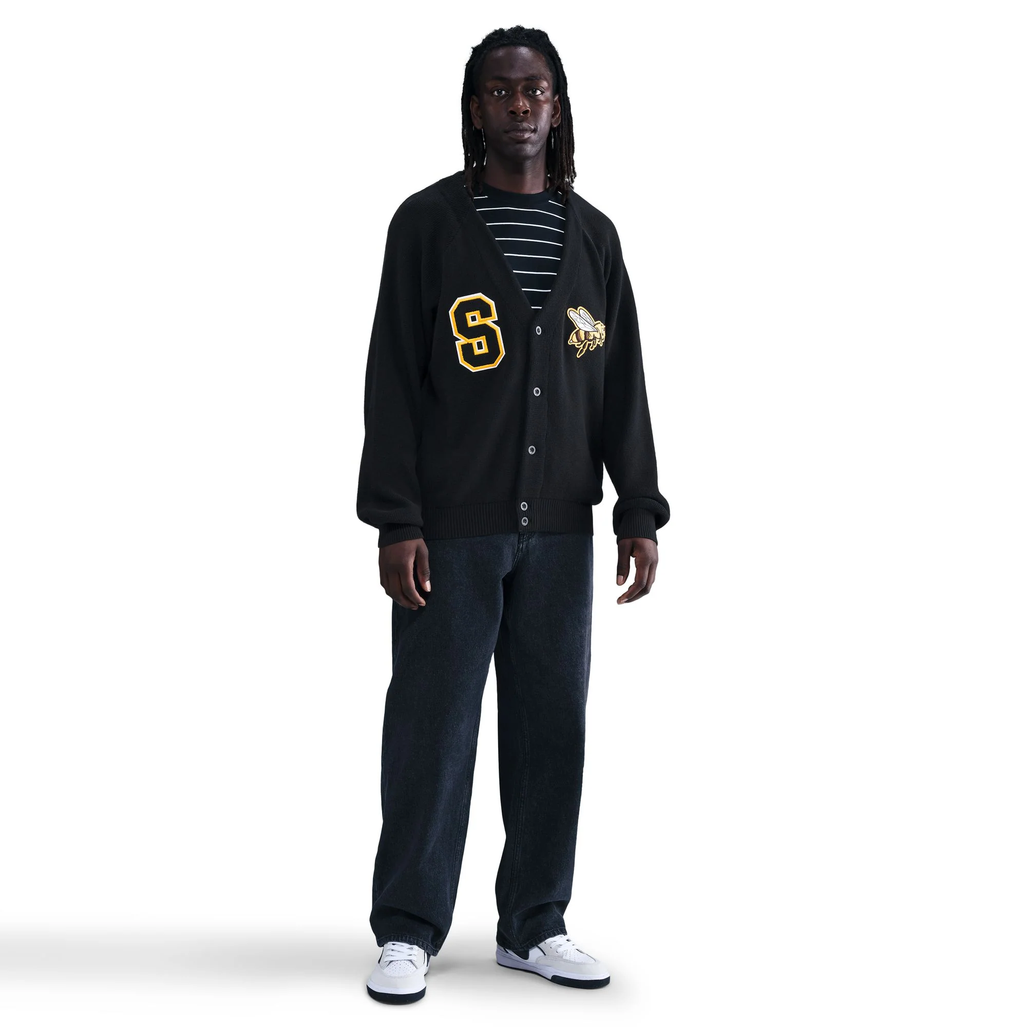 Nike SB Skate Cardigan (Black/Yellow)