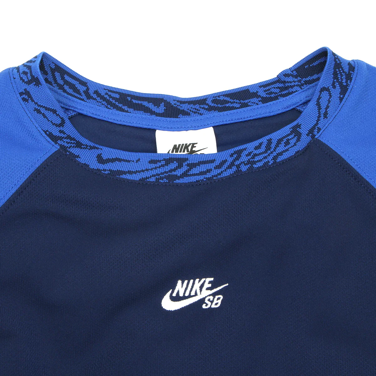 Nike SB DRI-FIT Skate Jersey - Blue Void/Game Royal-White - Image 2