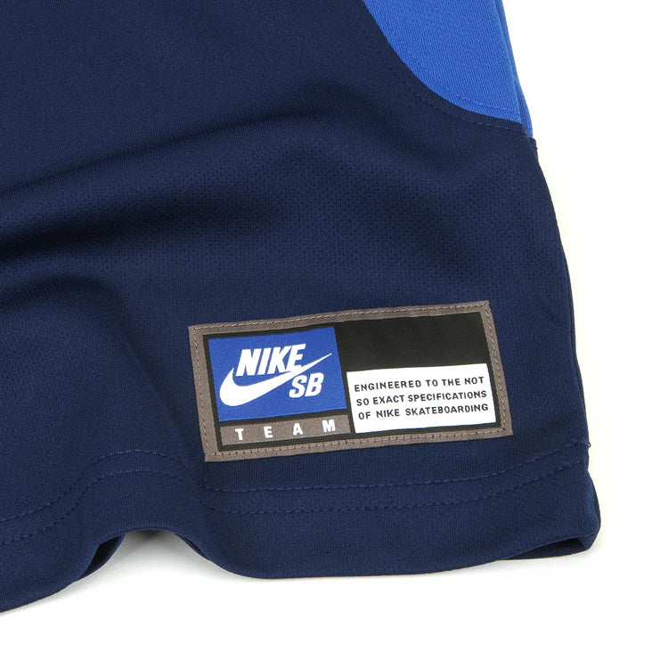 Nike SB DRI-FIT Skate Jersey - Blue Void/Game Royal-White - Image 3