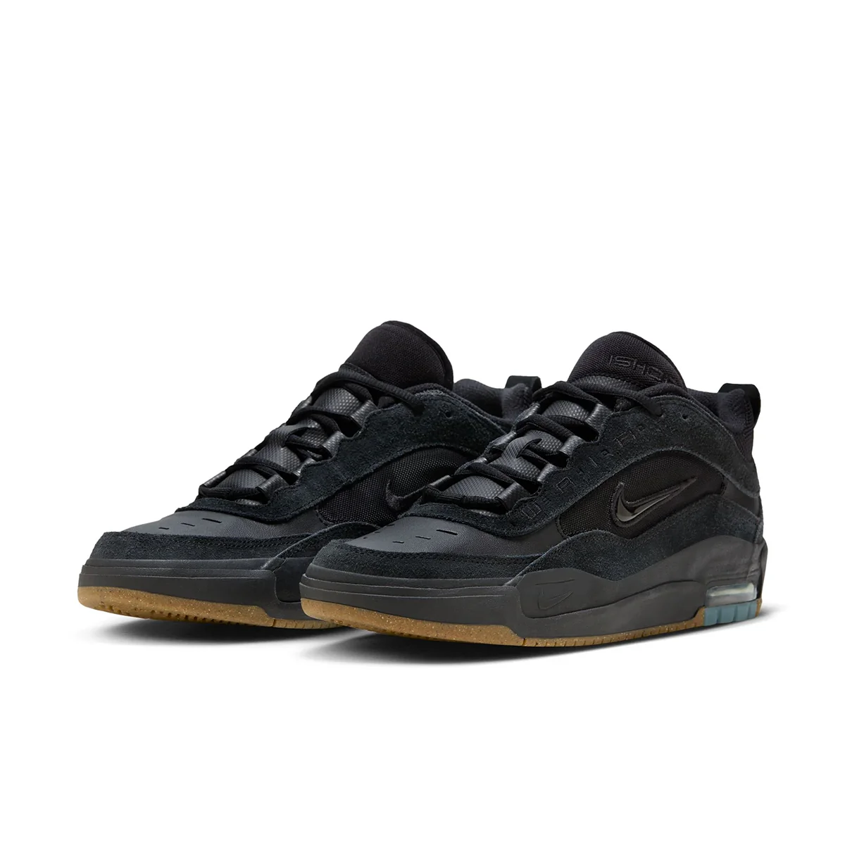 Nike SB Air Max Ishod Wair Black/Black/Gum - Image 2
