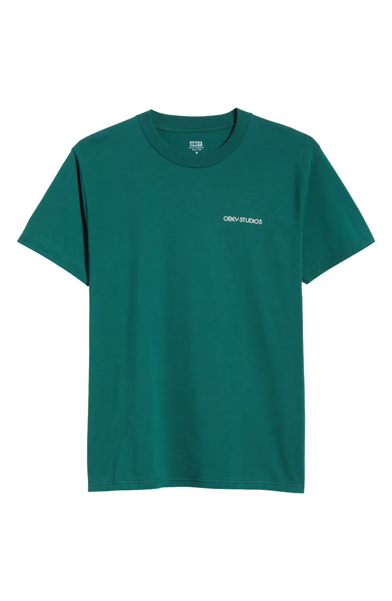 Obey Beauty Through Diversity Tee Rainforest Green - Image 2