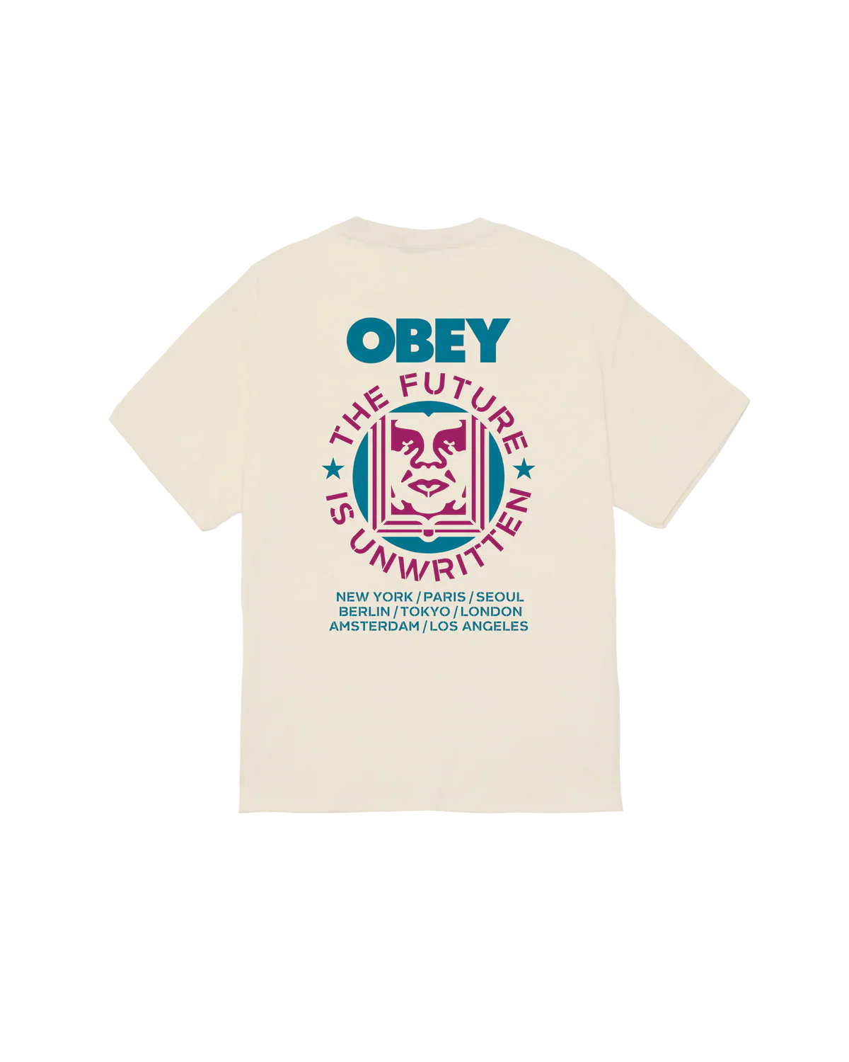 OBEY Future Unwritten Classic T-Shirt - Cream