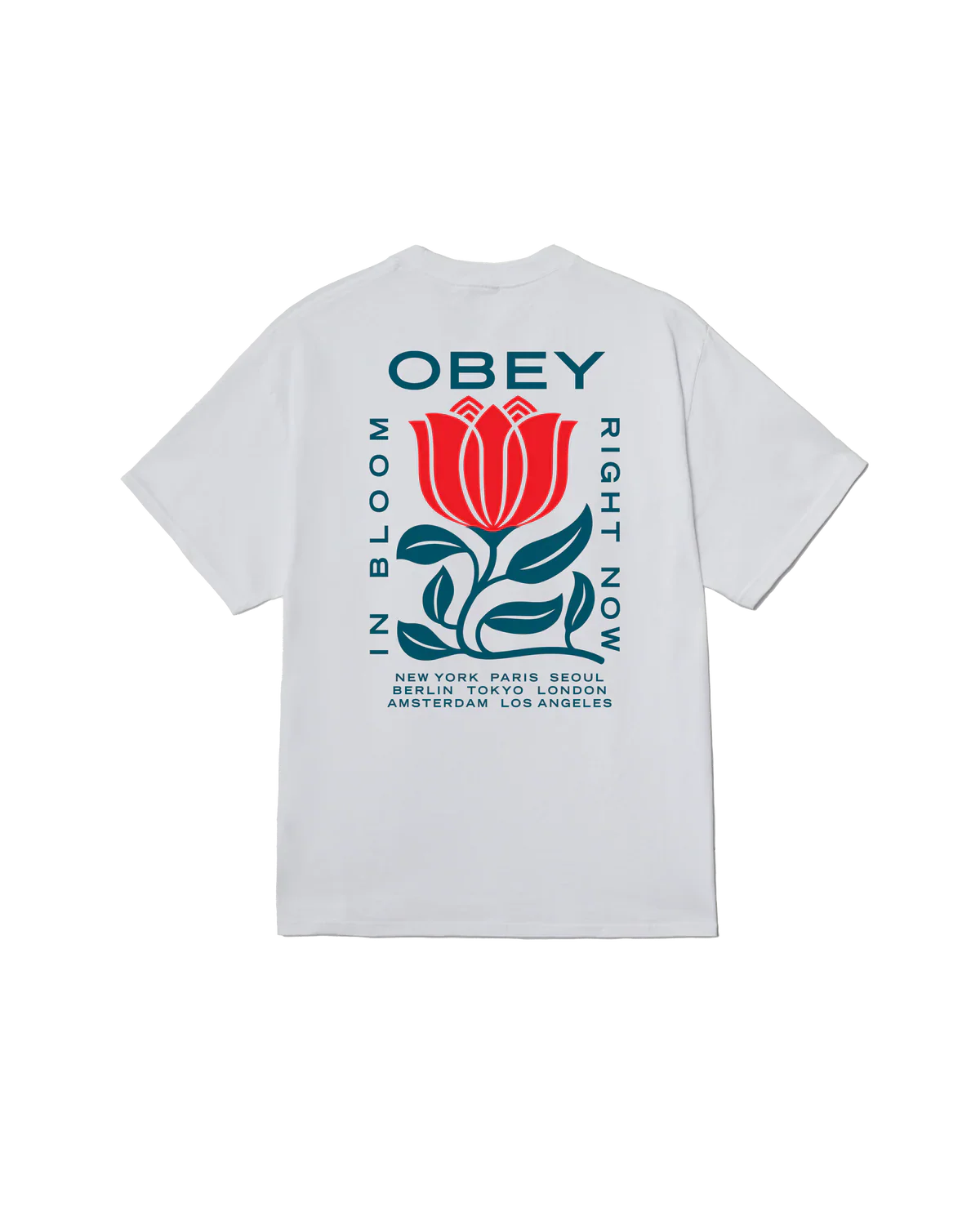 OBEY In Bloom Classic T-Shirt - White
