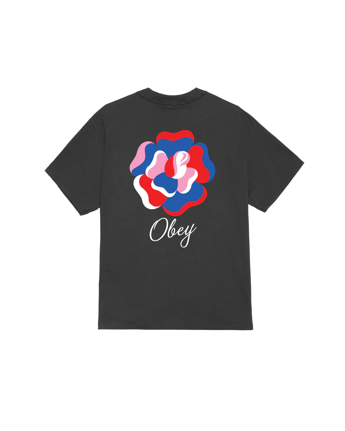 OBEY Paper Rose Classic T-Shirt - Vintage Black