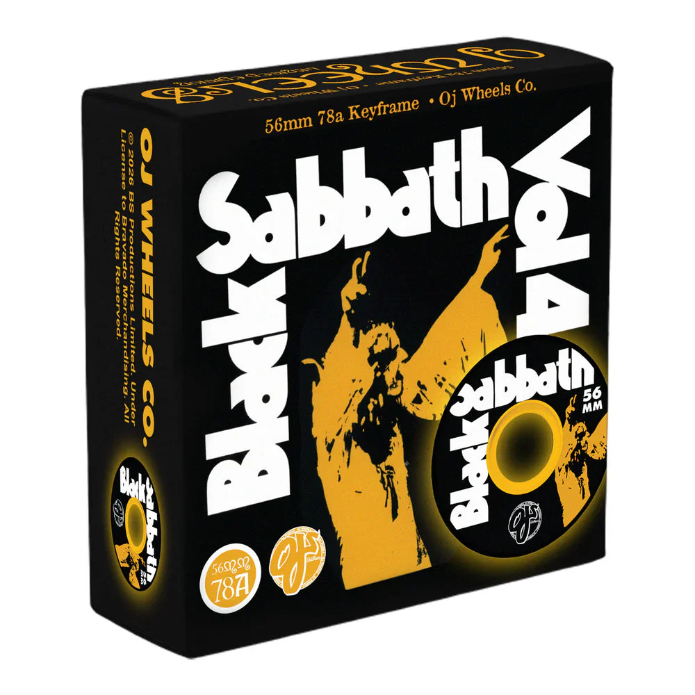 OJ x Black Sabbath Vol 4 Keyframe 56mm 78a Skateboard Wheels - Image 4
