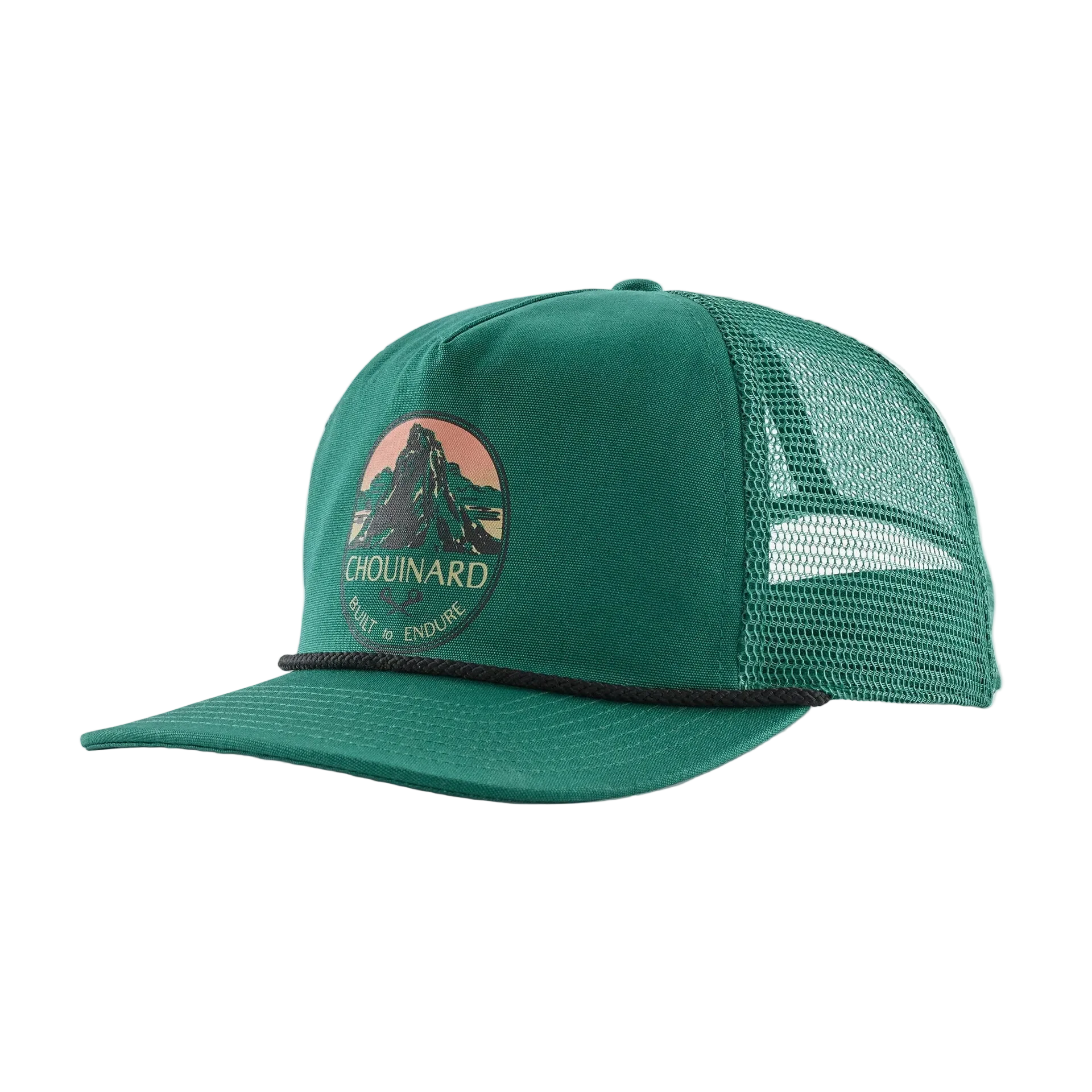 Patagonia Airfarer Cap Chouinard Crest: Gem Green