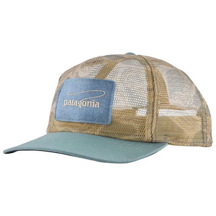 Patagonia Breezefarer Cap Casting Logo Splashing Seas Edge Natural