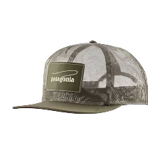 Patagonia Breezefarer Cap Casting Logo Splashing Seas Wing Grey