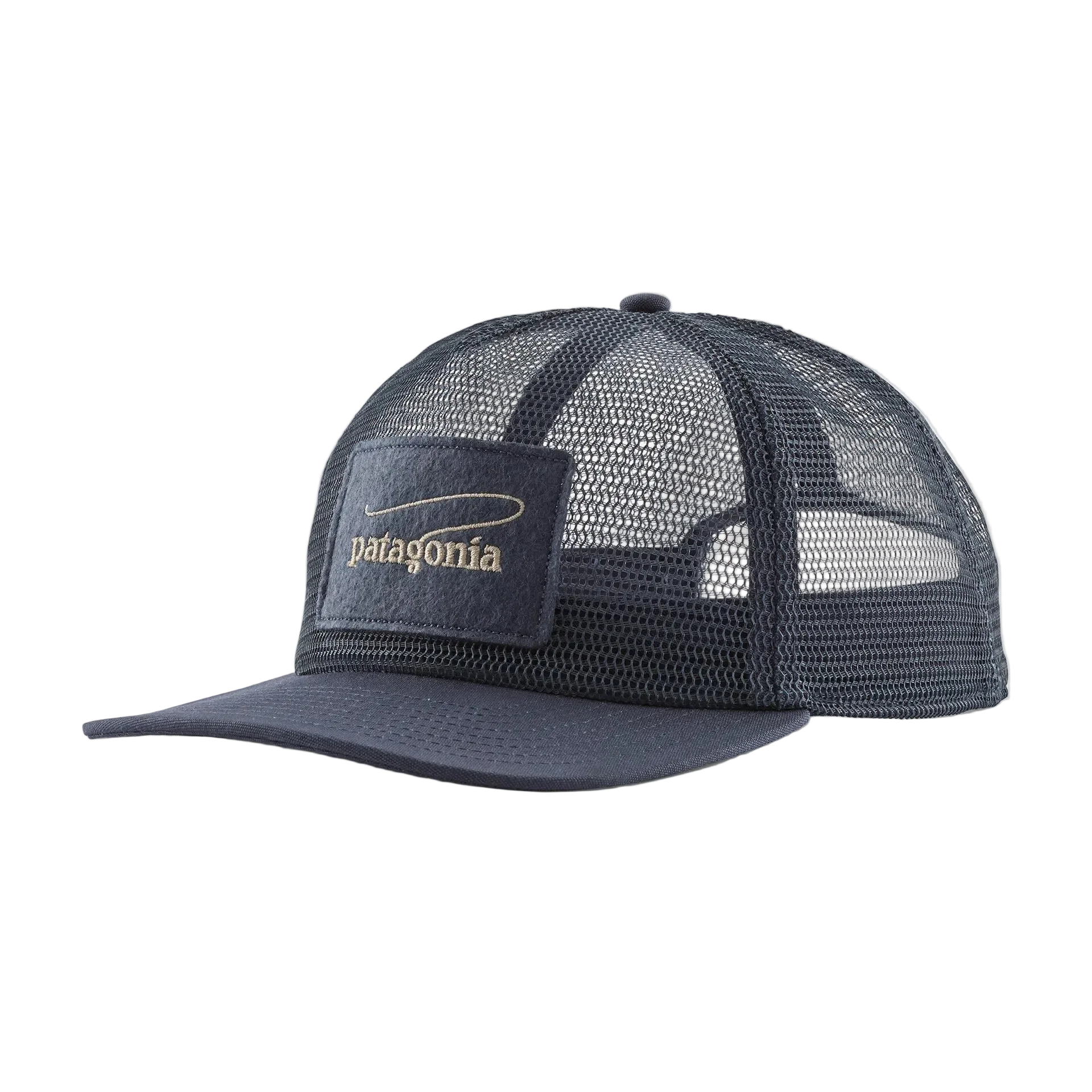 Patagonia Breezefarer Mesh Cap Casting Logo Smolder Blue