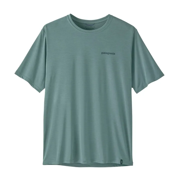 Patagonia Cap Cool Daily Shirt - Boardshort Logo Blue Sage